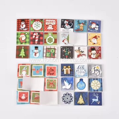 Merry Christmas Gift Paper Tags